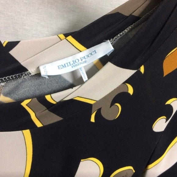 Emilio Pucci multicolored long sleeve dress - Picture 3 of 7